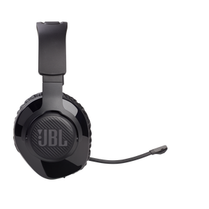 JBL Free WFH Wireless - Black - Wireless over-ear headset with detachable mic - Left
